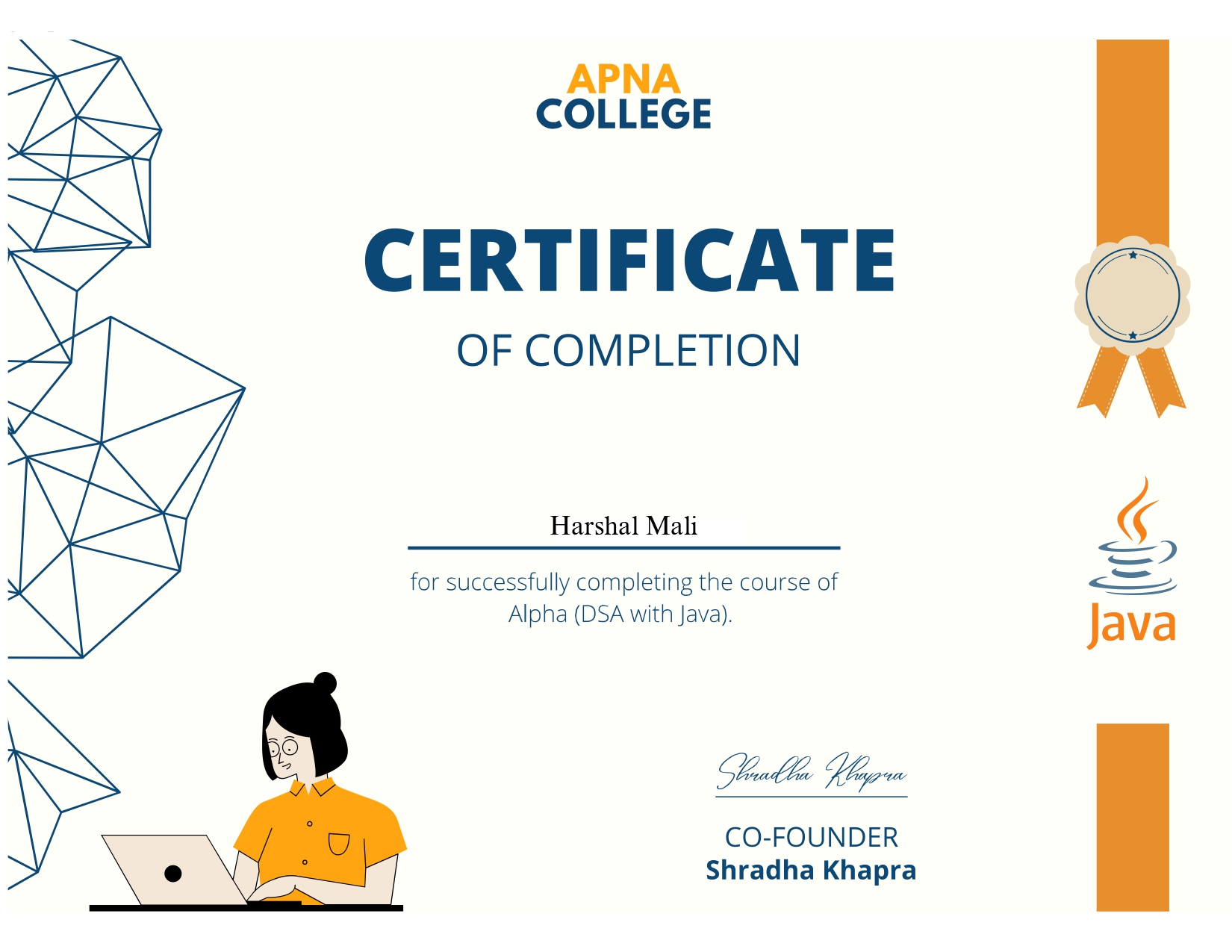 Alpha Certificate
